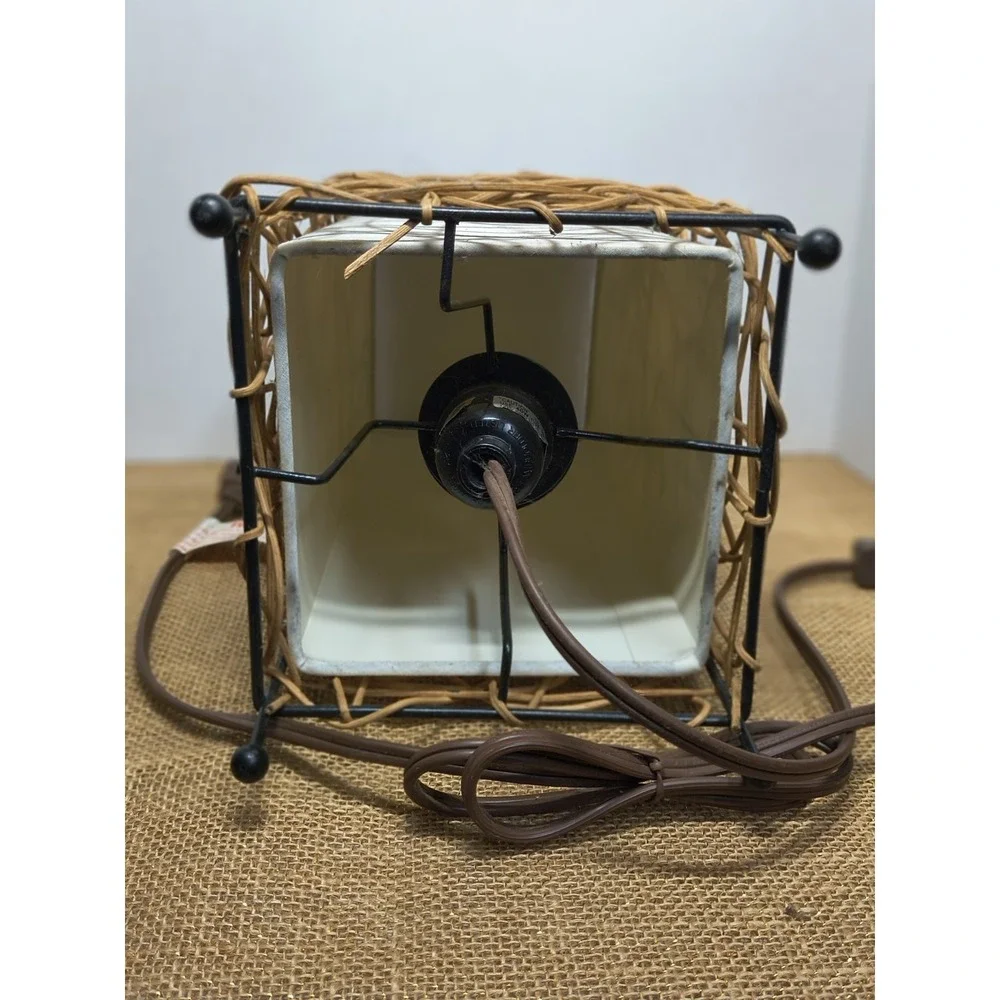 Wicker Rattan Wrapped Vine Style 14
